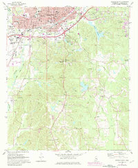 Download a high-resolution, GPS-compatible USGS topo map for Meridian South, MS (1982 edition)