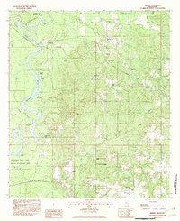 Download a high-resolution, GPS-compatible USGS topo map for Merrill, MS (1982 edition)