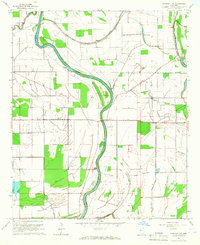 Download a high-resolution, GPS-compatible USGS topo map for Midnight NW, MS (1966 edition)