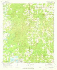 Download a high-resolution, GPS-compatible USGS topo map for Monticello NE, MS (1973 edition)