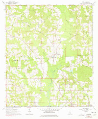 Download a high-resolution, GPS-compatible USGS topo map for Moss, MS (1978 edition)