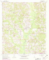 Download a high-resolution, GPS-compatible USGS topo map for Moss, MS (1982 edition)
