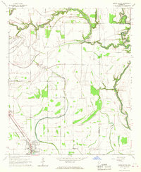 1966 Map of Mound Bayou, MS, 1967 Print