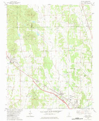 Download a high-resolution, GPS-compatible USGS topo map for Myrtle, MS (1983 edition)