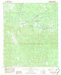 Download a high-resolution, GPS-compatible USGS topo map for New Augusta, MS (1983 edition)