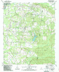 Download a high-resolution, GPS-compatible USGS topo map for New Hope, MS (1987 edition)