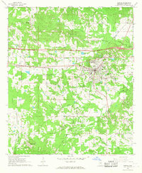 1966 Map of Newton, 1967 Print