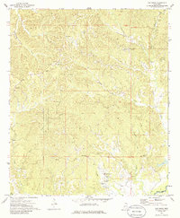 Download a high-resolution, GPS-compatible USGS topo map for Oak Ridge, MS (1986 edition)