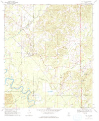 Download a high-resolution, GPS-compatible USGS topo map for Oak Vale, MS (1972 edition)