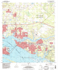 Download a high-resolution, GPS-compatible USGS topo map for Ocean Springs, MS (1998 edition)