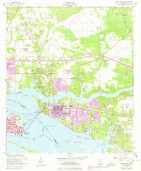Download a high-resolution, GPS-compatible USGS topo map for Ocean Springs, MS (1978 edition)