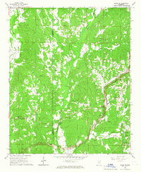 preview thumbnail of historical topo map of Tishomingo County, MS in 1965