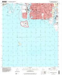 Download a high-resolution, GPS-compatible USGS topo map for Pascagoula South, MS (1999 edition)