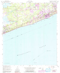 Download a high-resolution, GPS-compatible USGS topo map for Pass Christian, MS (1991 edition)