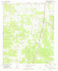 Download a high-resolution, GPS-compatible USGS topo map for Peachahala Creek, MS (1978 edition)