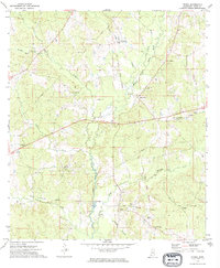 Download a high-resolution, GPS-compatible USGS topo map for Peoria, MS (1974 edition)