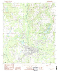 Download a high-resolution, GPS-compatible USGS topo map for Picayune, MS (1985 edition)
