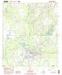 Download a high-resolution, GPS-compatible USGS topo map for Picayune, MS (1999 edition)