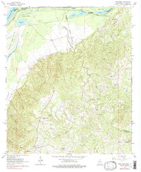 Download a high-resolution, GPS-compatible USGS topo map for Pine Ridge, MS (1976 edition)
