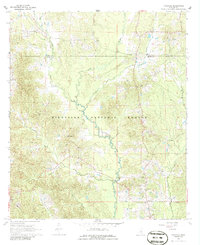 preview thumbnail of historical topo map of Smith County, MS in 1968