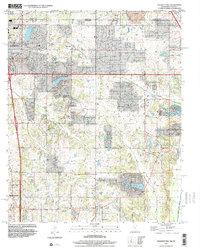 preview thumbnail of historical topo map of Pleasant Hill, MS in 1996