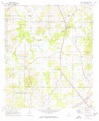 Download a high-resolution, GPS-compatible USGS topo map for Pocahontas, MS (1973 edition)