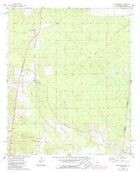 Download a high-resolution, GPS-compatible USGS topo map for Porterville, MS (1987 edition)