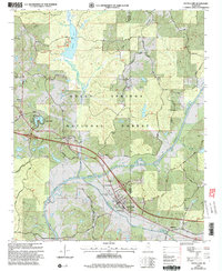 preview thumbnail of historical topo map of Potts Camp, MS in 2000