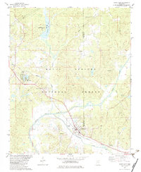 preview thumbnail of historical topo map of Potts Camp, MS in 1982