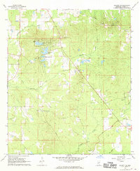 Download a high-resolution, GPS-compatible USGS topo map for Puckett NW, MS (1970 edition)