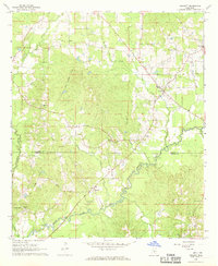Download a high-resolution, GPS-compatible USGS topo map for Puckett, MS (1970 edition)
