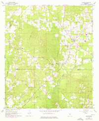 Download a high-resolution, GPS-compatible USGS topo map for Puckett, MS (1976 edition)