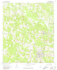 Download a high-resolution, GPS-compatible USGS topo map for Purvis, MS (1981 edition)
