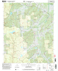 preview thumbnail of historical topo map of Lafayette County, MS in 2000