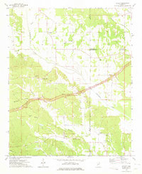 preview thumbnail of historical topo map of Lee County, MS in 1973