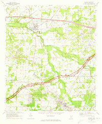 preview thumbnail of historical topo map of Raymond, MS in 1971