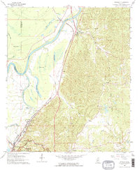 Download a high-resolution, GPS-compatible USGS topo map for Redwood, MS (1968 edition)