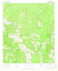 Download a high-resolution, GPS-compatible USGS topo map for Rhodes, MS (1965 edition)