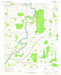 preview thumbnail of historical topo map of Sharkey County, MS in 1965