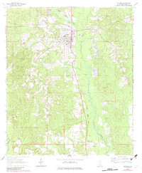 Download a high-resolution, GPS-compatible USGS topo map for Richton, MS (1982 edition)