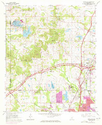 Download a high-resolution, GPS-compatible USGS topo map for Ridgeland, MS (1972 edition)