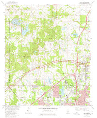 Download a high-resolution, GPS-compatible USGS topo map for Ridgeland, MS (1980 edition)