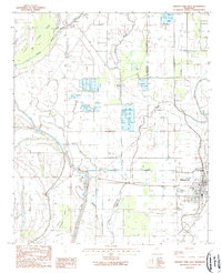 preview thumbnail of historical topo map of Issaquena County, MS in 1988
