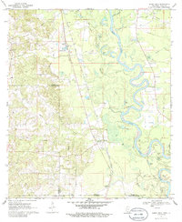 Download a high-resolution, GPS-compatible USGS topo map for Sandy Hook, MS (1986 edition)