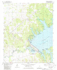 Download a high-resolution, GPS-compatible USGS topo map for Sardis Dam, MS (1982 edition)