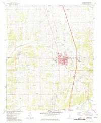 Download a high-resolution, GPS-compatible USGS topo map for Sardis, MS (1982 edition)