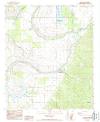 Download a high-resolution, GPS-compatible USGS topo map for Satartia, MS (1988 edition)