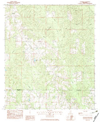 Download a high-resolution, GPS-compatible USGS topo map for Savannah, MS (1983 edition)