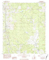 preview thumbnail of historical topo map of Yalobusha County, MS in 1983