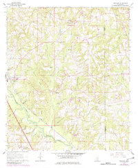 1964 Map of Covington County, MS, 1982 Print